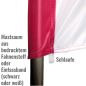 Preview: Beachflag Promo Feather, Verarbeitung Preview: Beachflag Promo Feather, Verarbeitung
